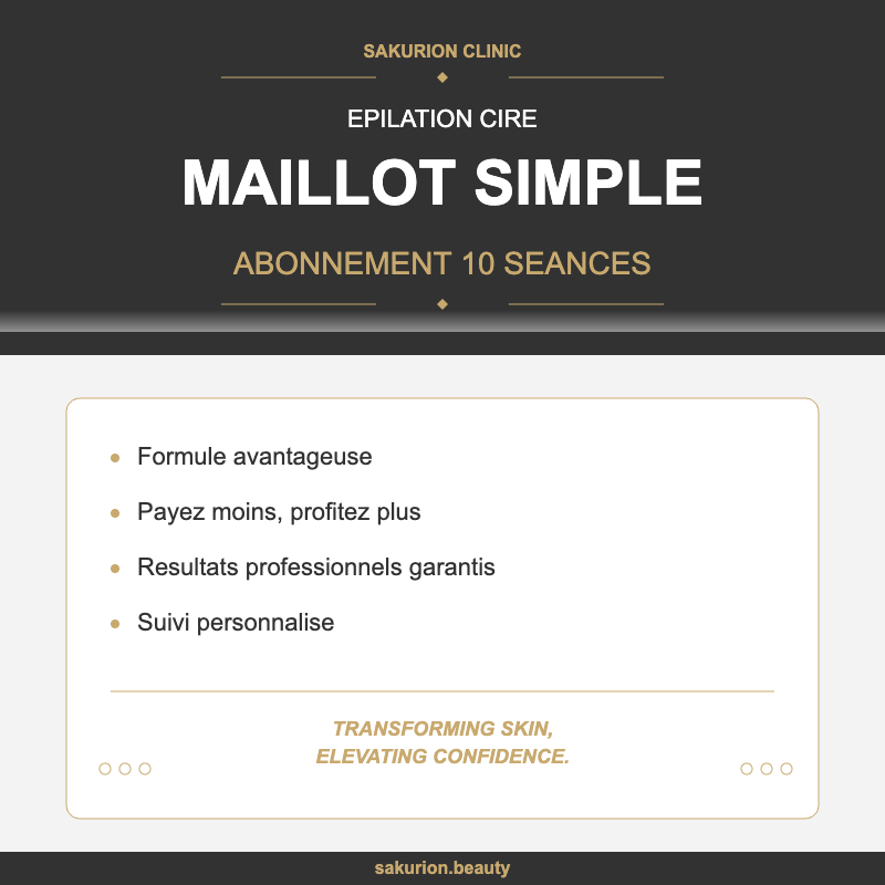 Abonnement 10 Séances - Cire - Maillot s/e