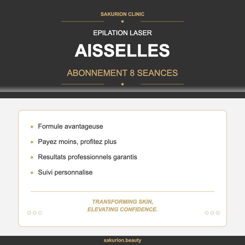 Abonnement 8 Séances - Laser - Aisselles