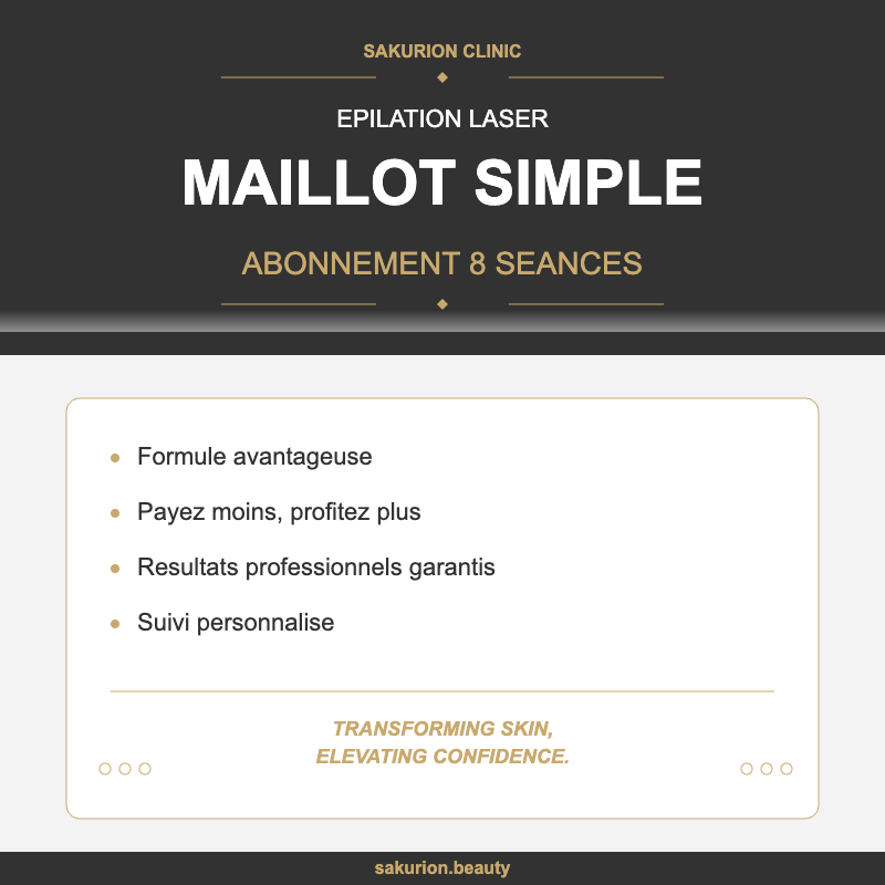 Abonnement 8 Séances - Laser - Maillot s/e