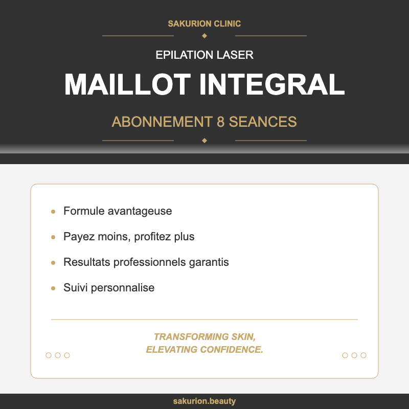 Abonnement 8 Séances - Laser - Maillot b/i