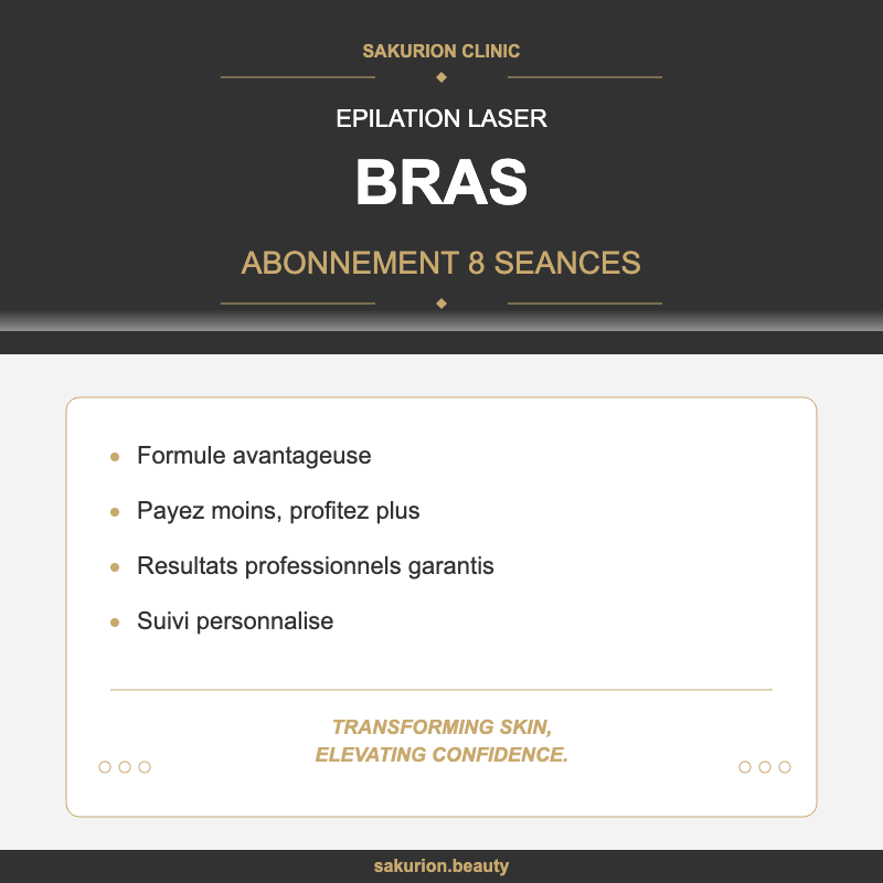 Abonnement 8 Séances - Laser - Bras