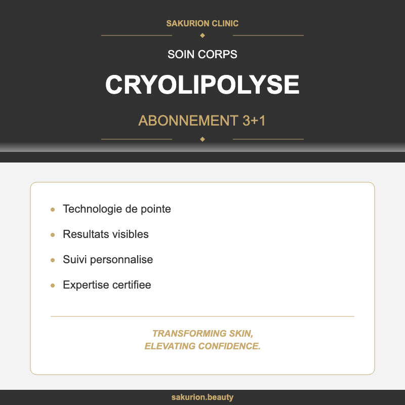 Cryolipolyse - Abonnement 3+1