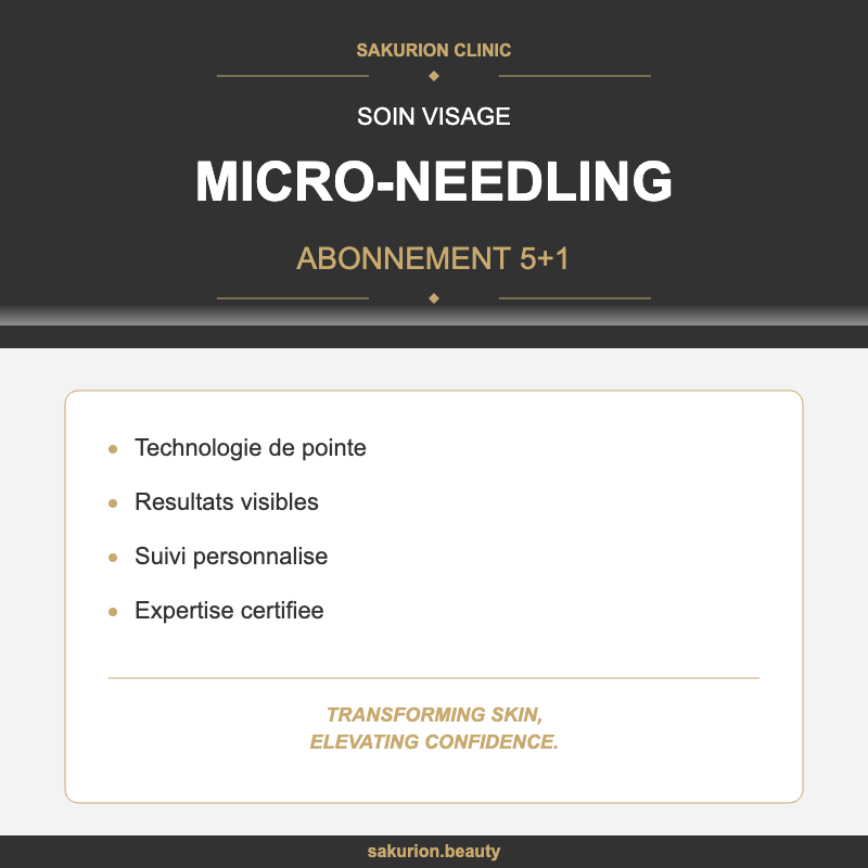 Abonnement 5+1 - Visage Micro-Needling